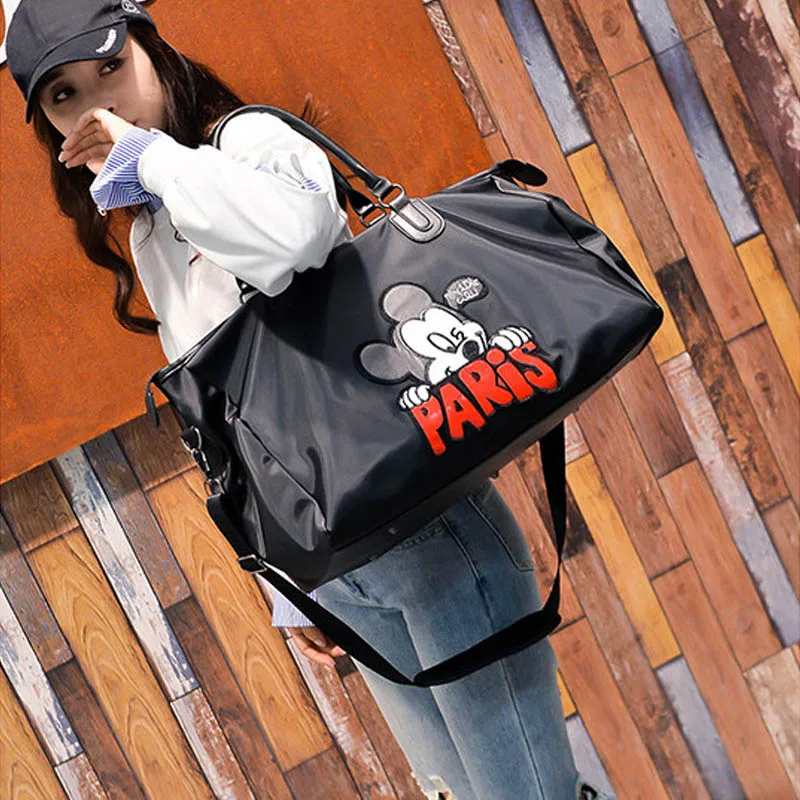 Red Disney, новинка, дорожная сумка для мам, рюкзак, сумки для подгузников, водонепроницаемый, для мам, для беременных, большая емкость, сумка для подгузников, для хранения детей, подарок - Цвет: Red