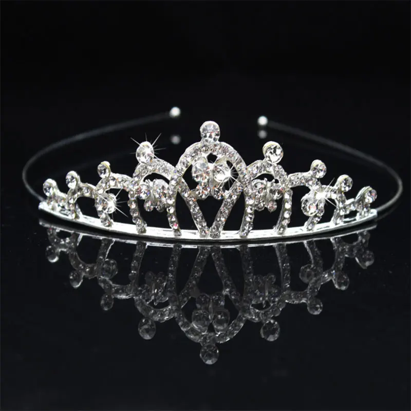 

Women Princess Bridal Wedding Crystal Rhinestone Tiara Headband Party Prom Crown Kids Girl Hairband Hair Accessiories Jewelry