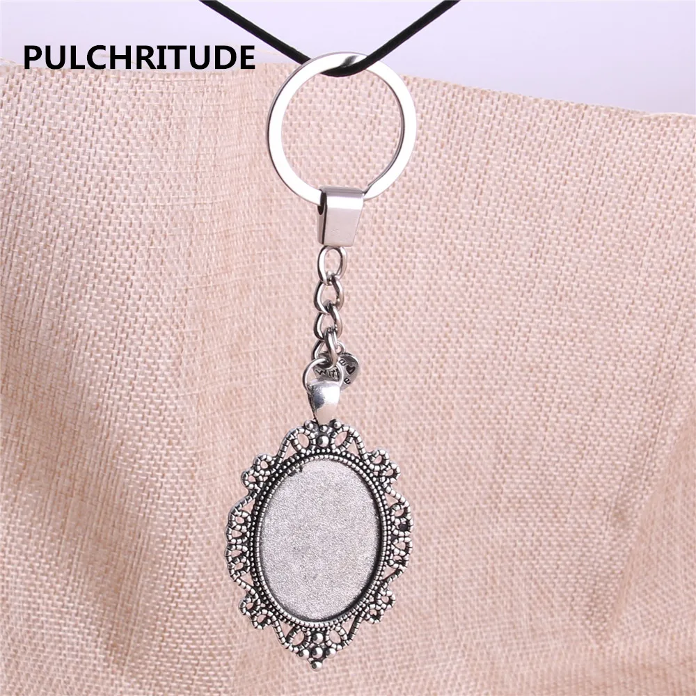 PULCHRITUDE 3 шт антикварная серебряная овальная 35*25 мм внутренняя металлическая