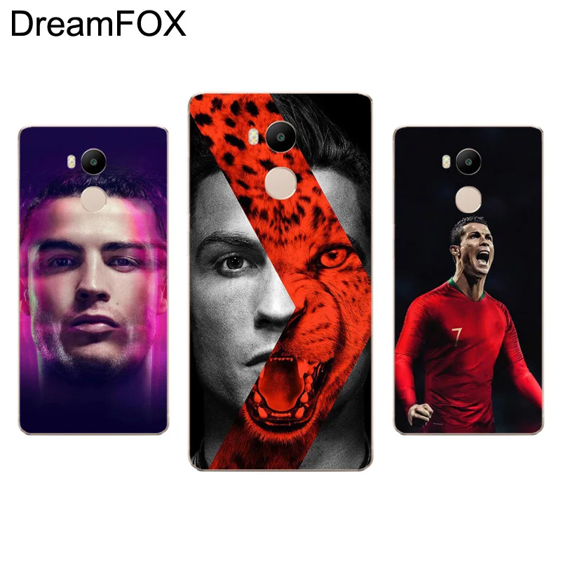 DREAMFOX M077 Cool Cristiano Ronaldo Soft TPU Silicone Case Cover For Xiaomi Redmi Note 3 4 4X 5 5A 6 7 Pro Global |