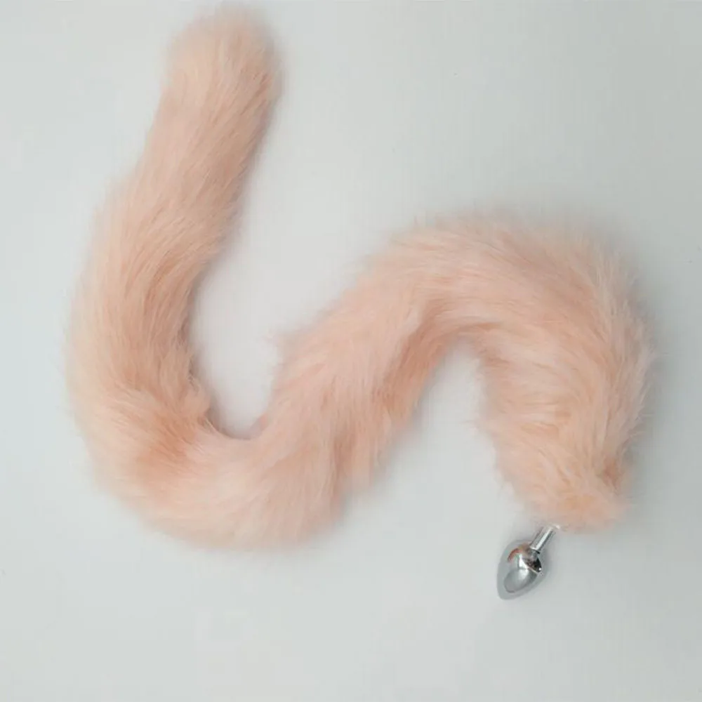2017 HOT Aluminum Alloy Middle Size Anal Plug Fox Tail Butt Sex Toys L925 |
