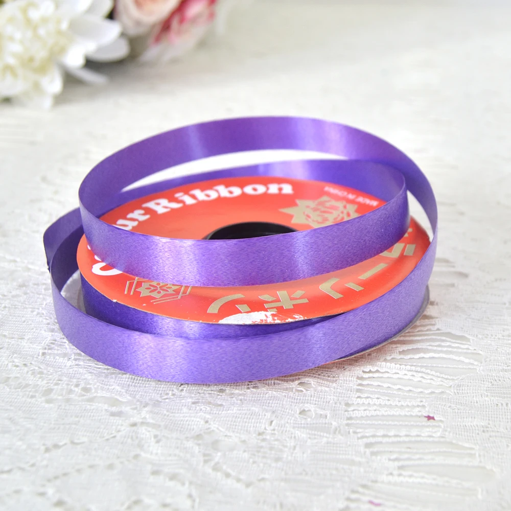 dark purple Новинка, 1 шт./лот, лента из фольги для воздушных шаров, 1,2 см х 25 м, для свадьбы, дня рождения, вечеринки, декоративный воздушный шар, ленты для завивки, аксессуары для рукоделия - Цвет: dark purple