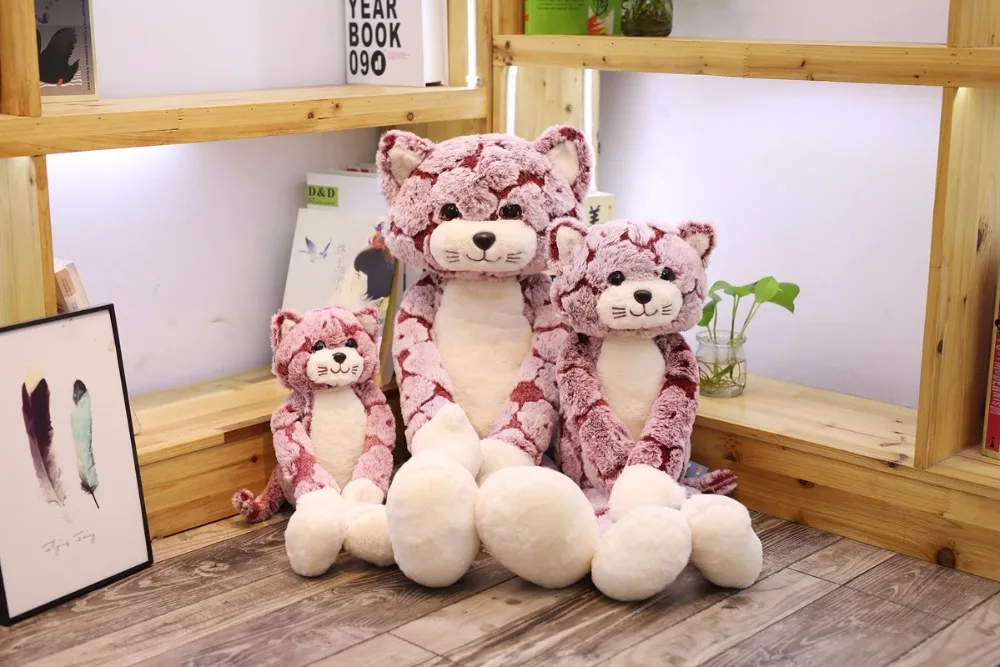 Плюшевые куклы кошка мягкие животные плюшевые мягкие игрушки для детей девочки дети ребенок день рождения рождественские подарки