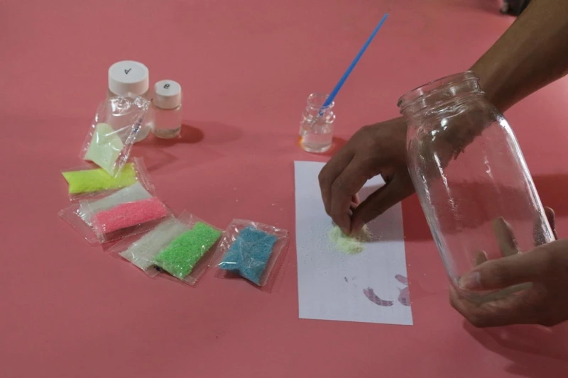 10 г светящийся песок светится в темноте Топ вечерние DIY яркая краска звезда Желая бутылка флуоресцентные игрушки из частей