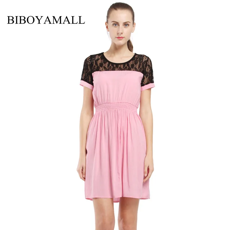 Женское кружевное платье с цветочным принтом BIBOYAMALL винтажные вечерние платья