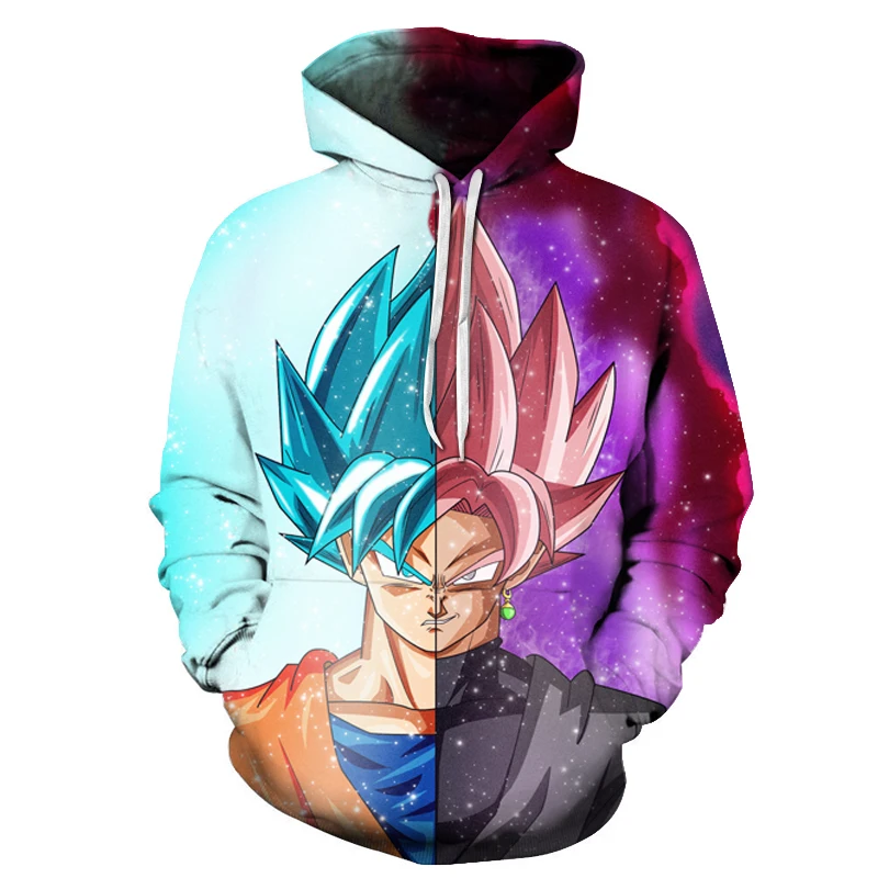 Худи Dragon Ball для мужчин и женщин 3D Толстовка Dragon Ball толстовка с Гоку аниме модные повседневные спортивные костюмы толстовка с капюшоном для мальчиков пуловер