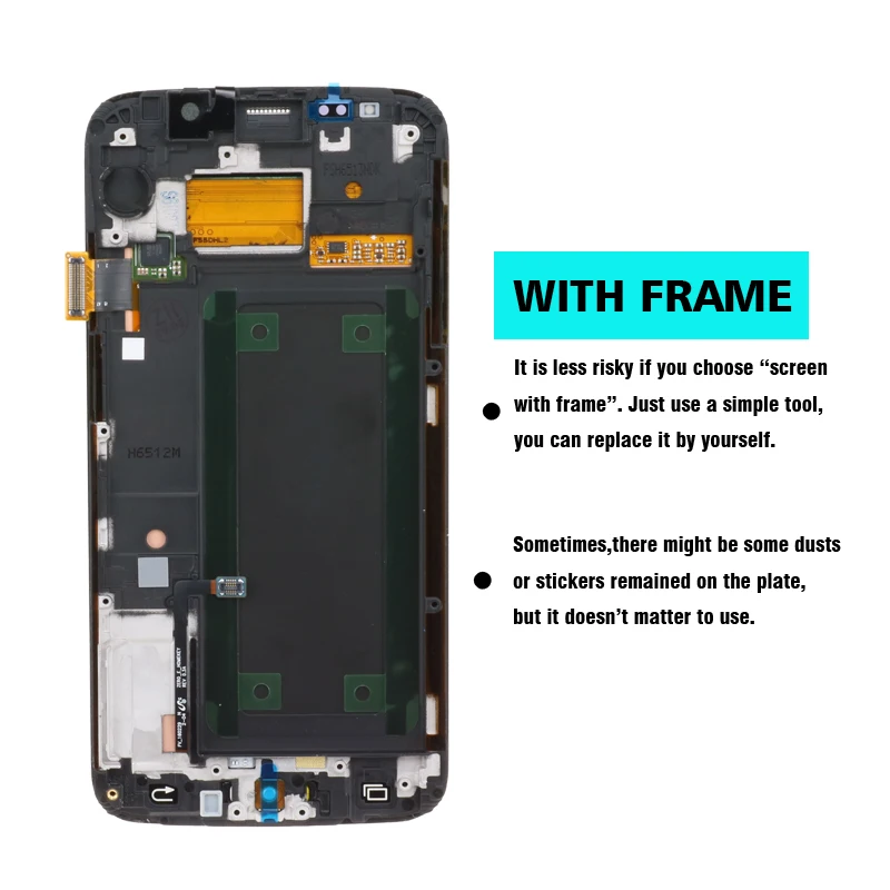 Оригинальный 5 1 дюймовый дисплей Super AMOLED для SAMSUNG Galaxy s6 edge LCD + рамка G925 G925F G925I