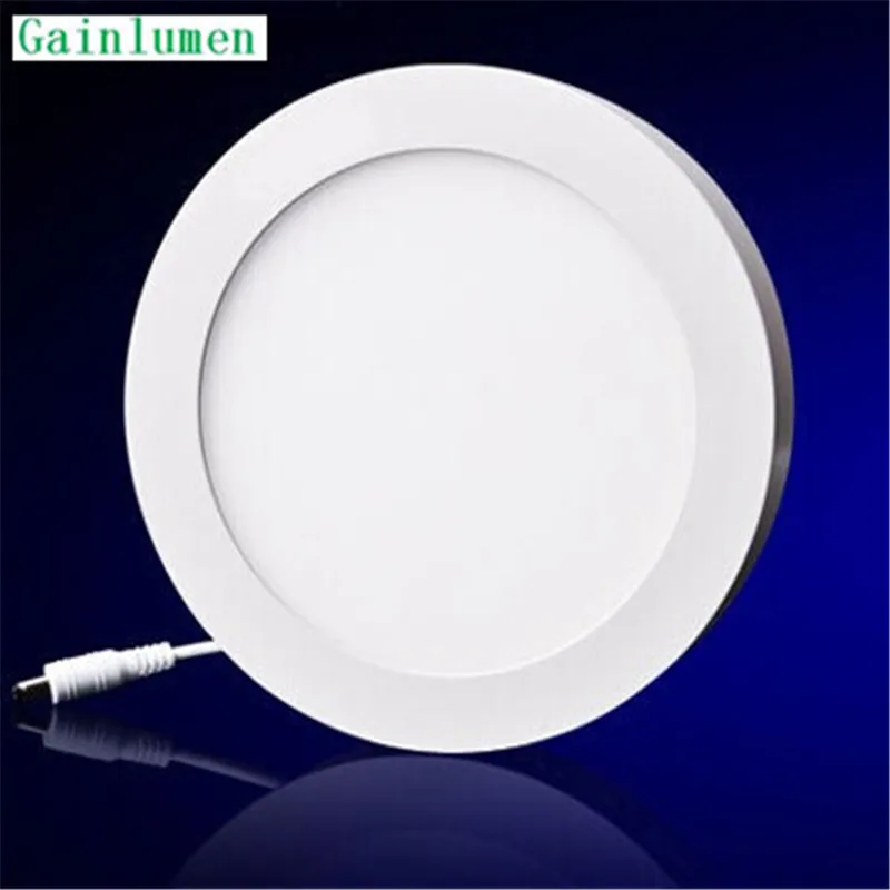 24W Surface led downlight Round panel light smd2835 Ultra thin circle ceiling Down lamp kitchen Bathroom free shipping