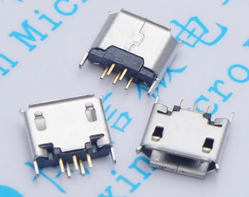 50 шт./лот вертикальный MICRO mini USB 5pin гнездовой разъем 180 градусов jack 5 P Прямой USB|usb