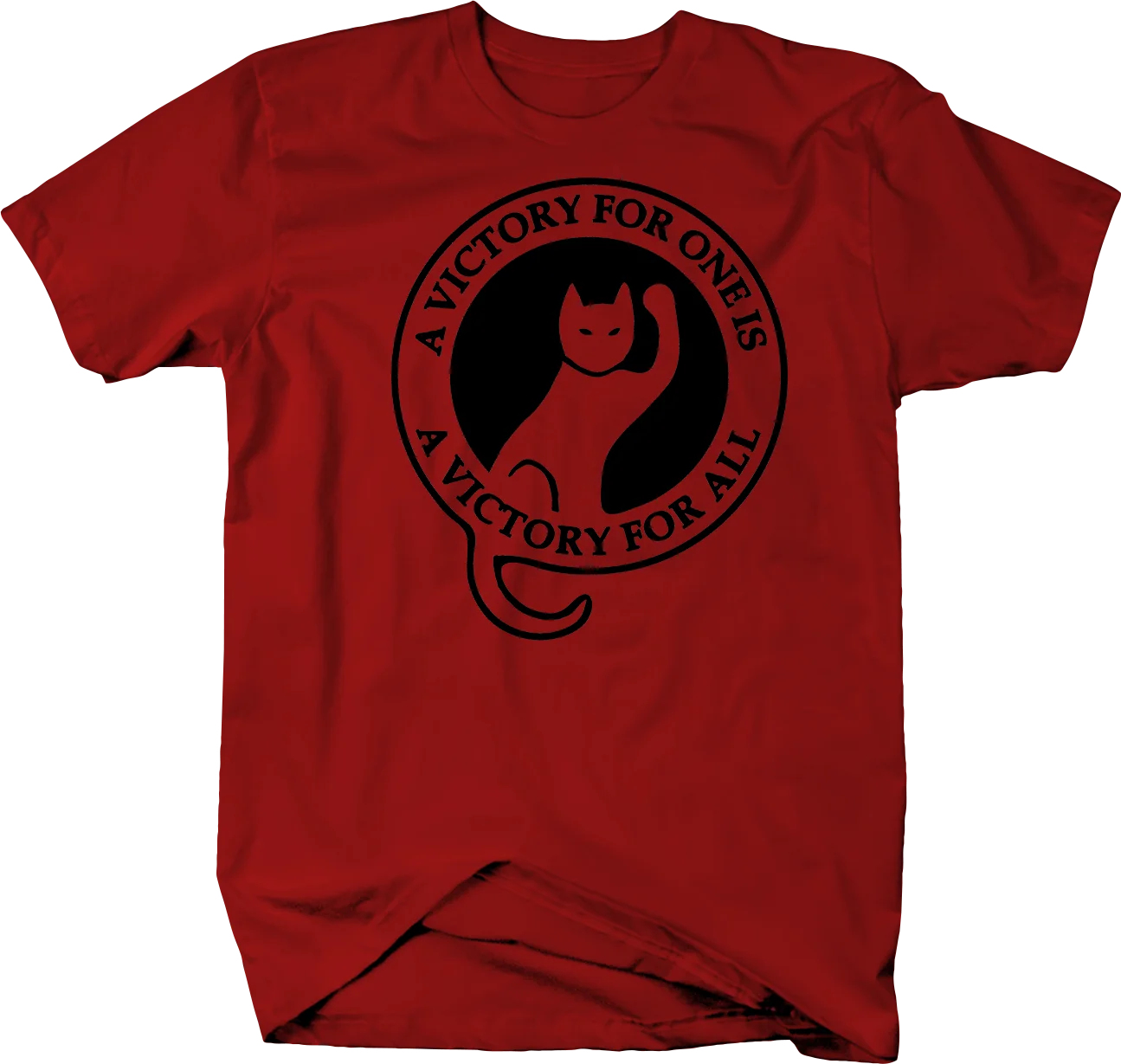 

Victory for One is Victory for All Tshirt Mens Funny Short Sleeve Tees