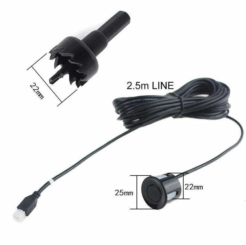 Weatherproof 8 Rear Front View Car Parking Sensor Sensors Reverse Backup Radar Kit With LCD Display Monitor System | Автомобили и