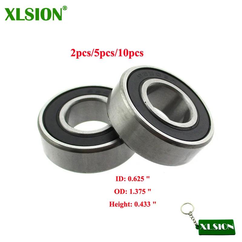 XLSION 99502H C3 Премиум герметичный шариковый подшипник 5/8 &quot0 433/8&quot x &quotкосилка