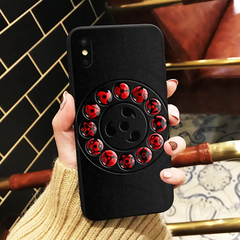 Чехол для iPhone 8 из аниме атака на Титанов чехол Naruto мягкий силиконовый телефона X 6