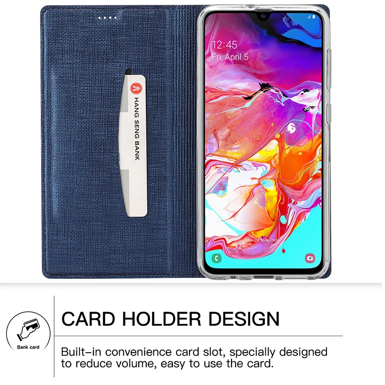 Откидной Чехол для samsung Galaxy A50 A70, кошелек с отделением для карт, магнитная подставка, чехол-книжка для samsung Galaxy A20E A40
