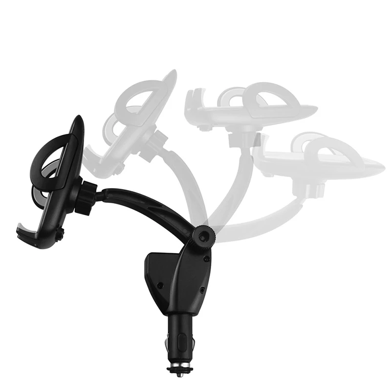 Автомобильное USB 2в1 двойное зарядное устройство держатель прикуриватель зарядное устройство s для сотового телефона JUN12