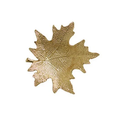 Sycamore leaves Металлическая плита для хранения в виде листьев в скандинавском стиле, роскошный и простой поднос для мелочи украшения стола, поднос для хранения, Домашний Органайзер, Декор - Цвет: Sycamore leaves