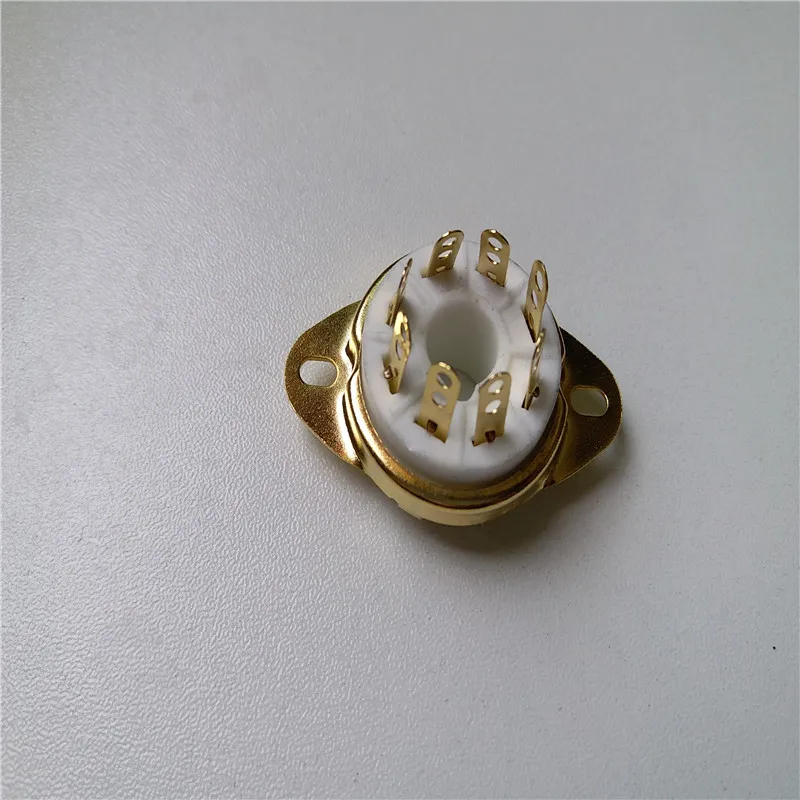 4 шт. керамические патроны для подмостков 8 контактов HIFI 6550 EL34 6SN7 VP41 KT88|plating| |