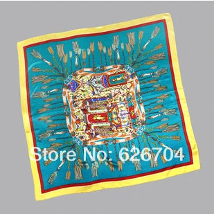 Silk Gift For women 108*108cm Real Brocade Squares | Аксессуары для одежды