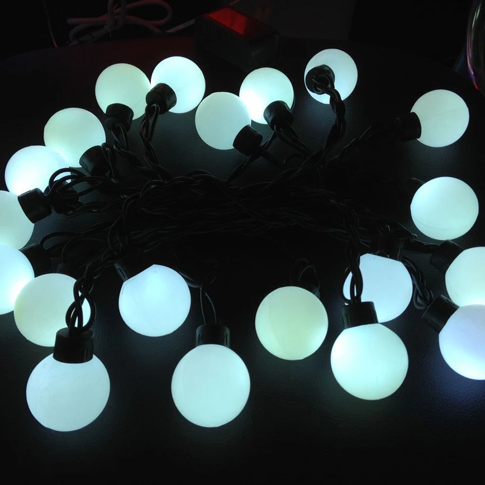 20LED 5 м 17 футов струнные огни диаметр 4 см шар Сказочный свет для вечерние