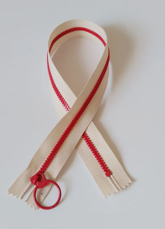 10 цветов микс 3# полимерная молния 15-40 см яркие цвета молнии круглое кольцо молния слайдер для DIY швейная сумка Аксессуары для одежды - Цвет: Белый