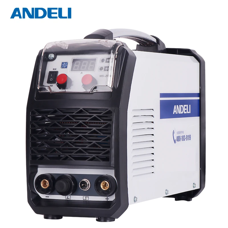 ANDELI Tig сварочный аппарат аргон инвертор постоянного тока TIG 250MS из нержавеющей