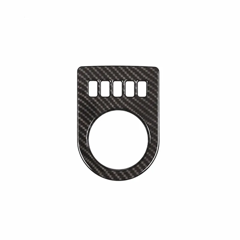 

Carbon Fiber Style Car Gear Shift Display Frame Decoration Cover Trim For Jaguar XE X760 XF X260 F-PACE X761 2016-18 ABS Decals