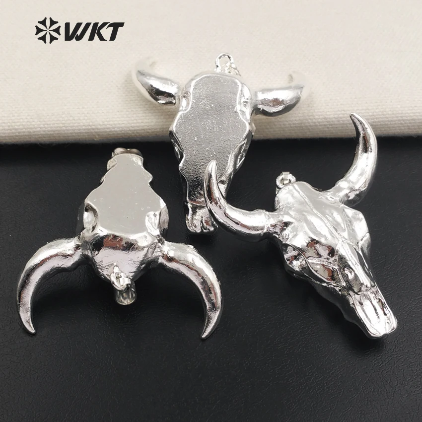 WT P1343 Новое поступление! Кулон из белого камня с полностью покрытым серебром
