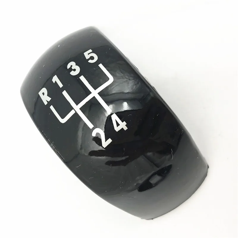 Black 5 Speed Для Skoda Octavia MK2 II(04-08), II FL(08-11) хром/черный подшипниковый рычаг переключения крышки эмблемы значок крышка Рычажная ручка - Название цвета: Black 5 Speed