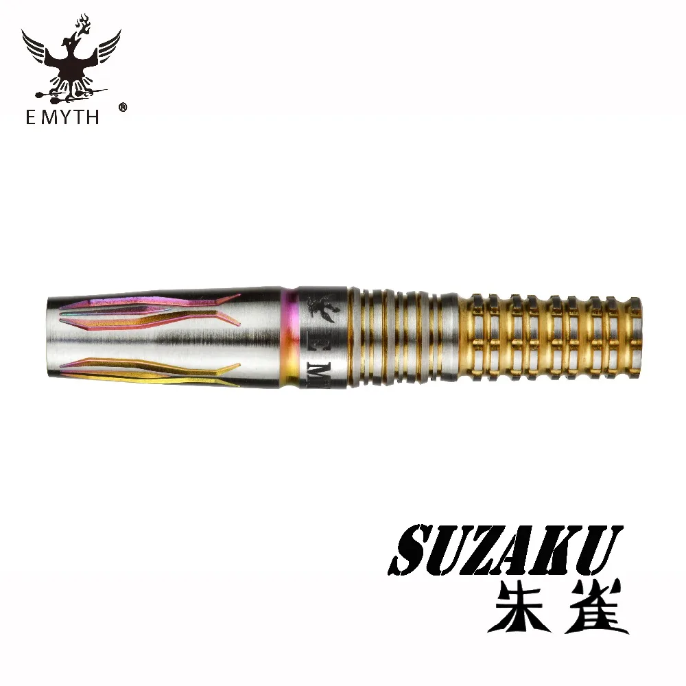 E MYTH suzaku мягкий наконечник покрытие 90% Вольфрамовая дротика Набор, высокое качество Профессиональный плеер мягкие наконечники Вольфрамовая Дротика