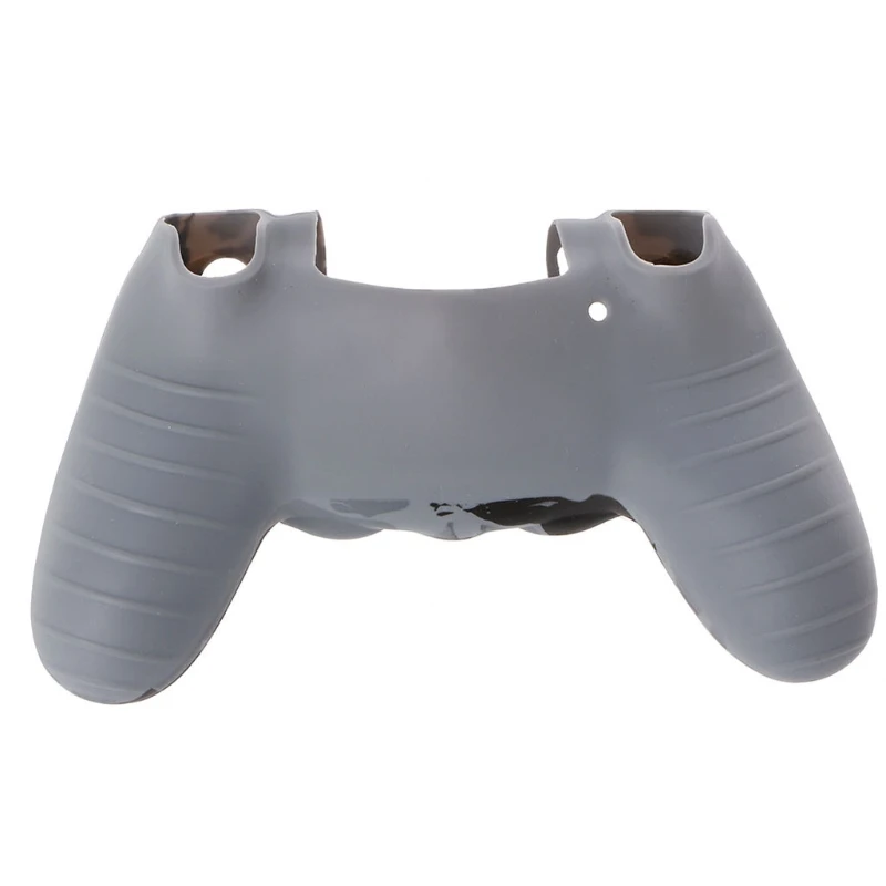 Чехол для игры Камуфляжный Мягкий силиконовый чехол + 2 джойстика PS4 контроллера