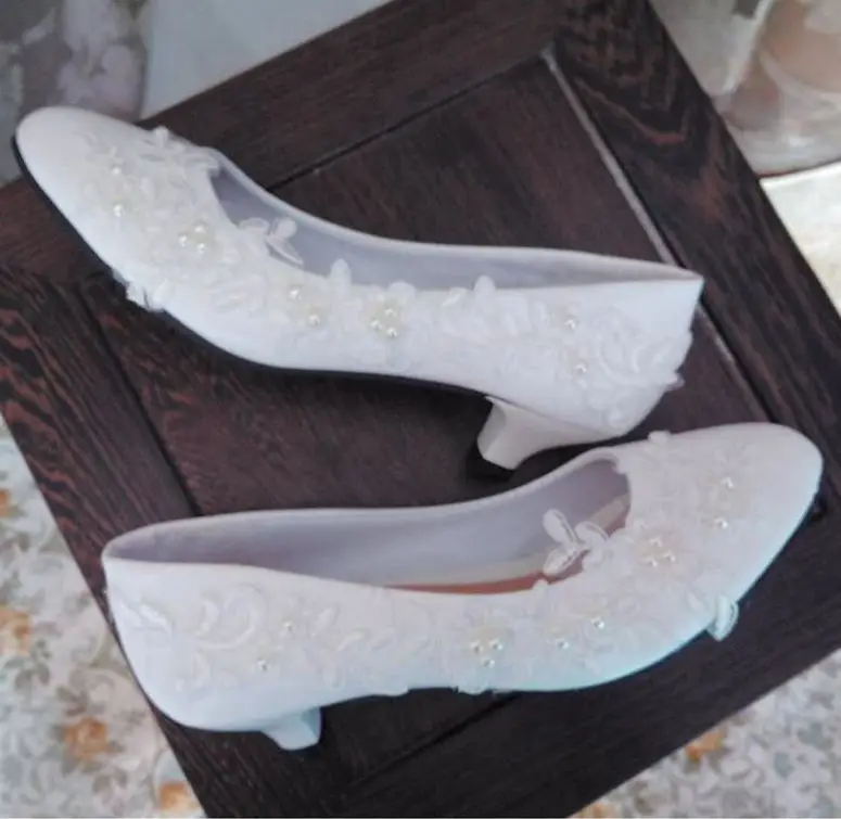 Женские свадебные туфли с кружевом и жемчугом большие размеры|pearl wedding shoe|dress shoes