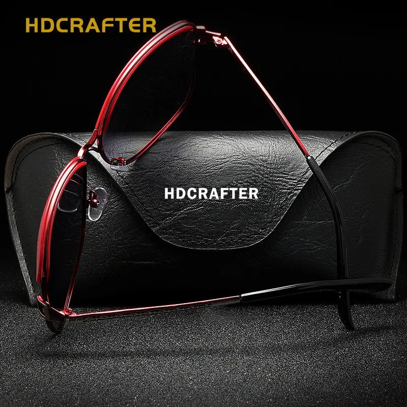

HDCRAFTER Womens Sunglasses Polarized Elegant Star Style Luxury Lunette Polarisantes Femme Gafas De Sol With Case Wholesale