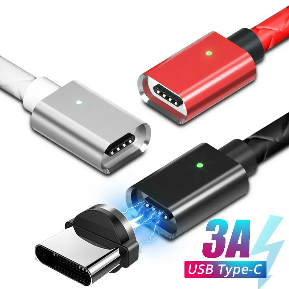 Магнитный usb-кабель 3 А кабель для быстрой зарядки USB type C Магнитный зарядный кабель Micro usb для зарядки и передачи данных кабель для мобильного телефона USB шнур