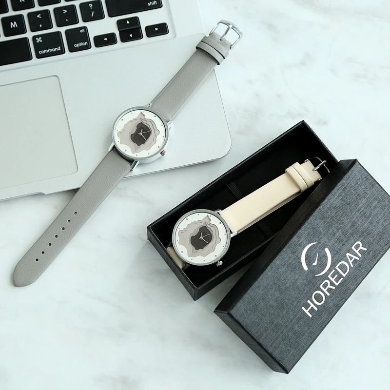 Креативный 3D Дизайн Женские часы 2018 Топ люксовый бренд женские наручные высокого