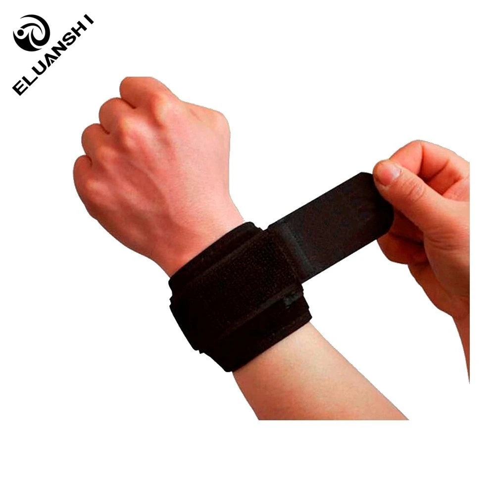 2Pcs Adjustable Sport accessories Wristband Wrist Brace Wrap Bandage Support Band Gym Strap Safety Tennis Fitness Protector|gym straps|wrist
