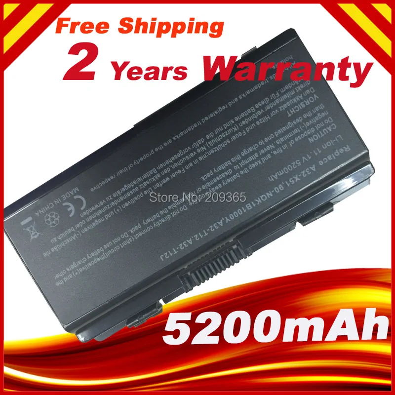 Аккумулятор для ноутбука Asus A31 T12 A32 X51 T12C T12Er T12Fg T12Jg T12Mg X51H X51L X51R X51RL X58 X58C X58L