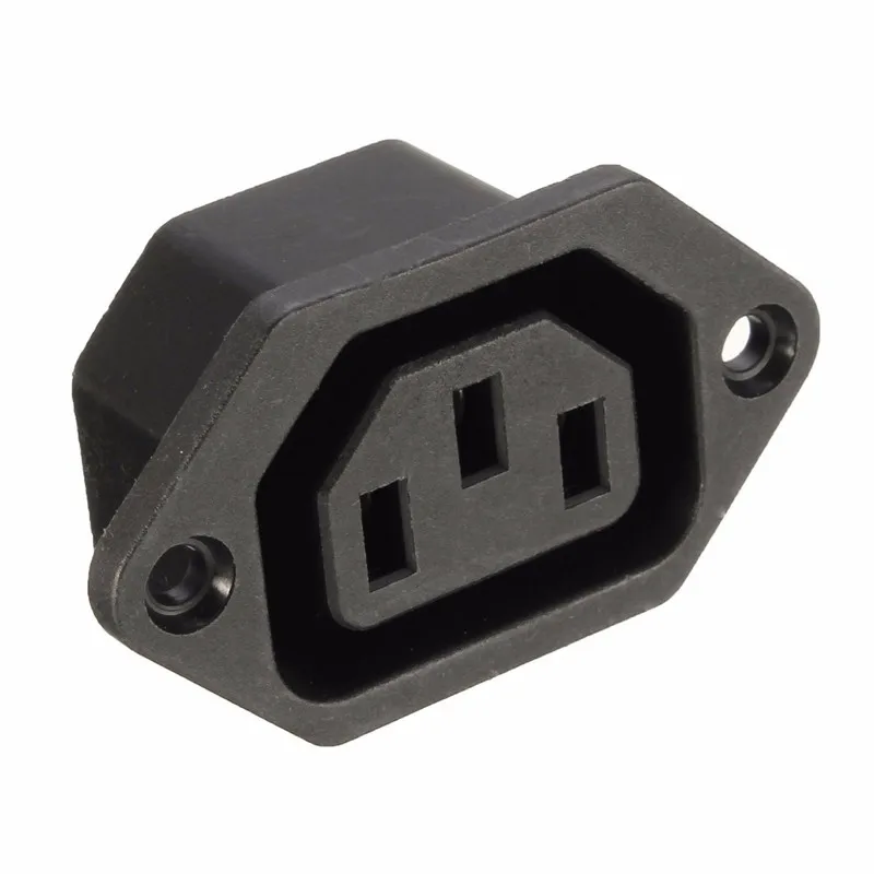 Шасси женский 10A/250 В 3PIN 05231 AC IEC C13 C14 встроенный разъем адаптера сетевой разъем питания Выход выход