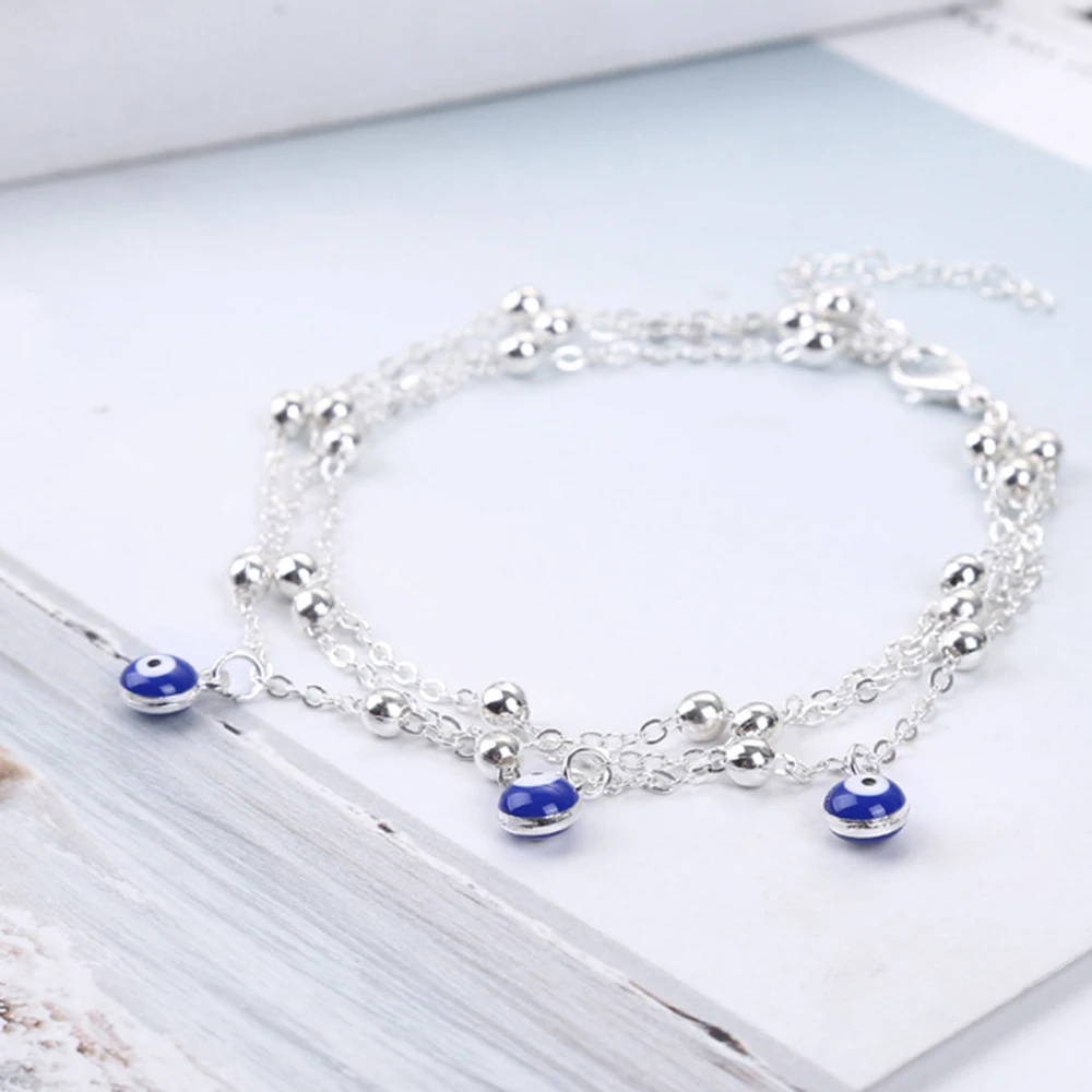 Лидер продаж Ретро Простой многослойный тонкий браслет-цепочка модный винтажный