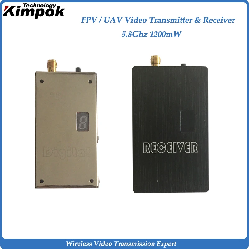 Радиочастотный Дрон LOS FPV, дальнего действия, 20 км, легкий, беспроводной, передатчик и приемник, 1200 МВт