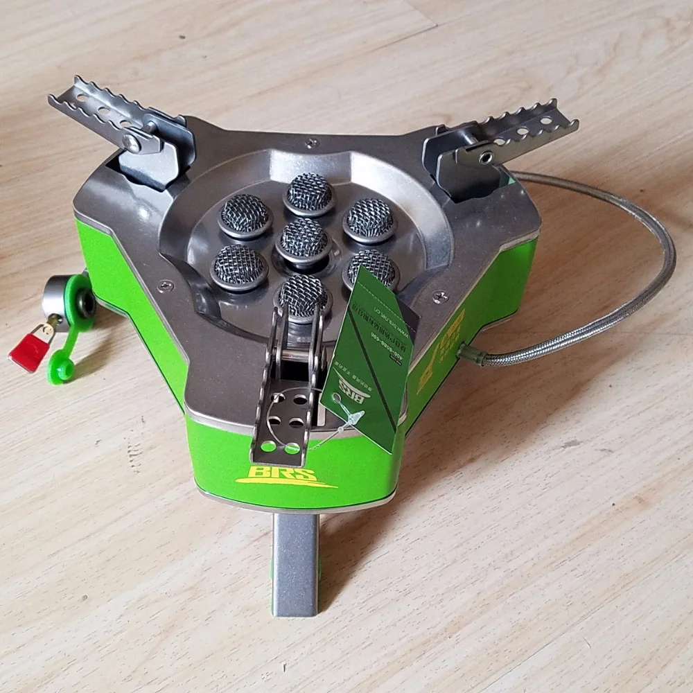 BRS-71 9800W Power Portable Outdoor Camping Stove Gas Cooking Picnic Butane Furnace | Спорт и развлечения