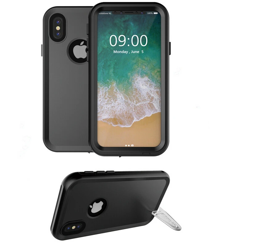 Heavy Duty Protection IP68 Waterproof PET Case for iPhone X Cse Outdoor Sports Sealed Cover Mobile Phone |