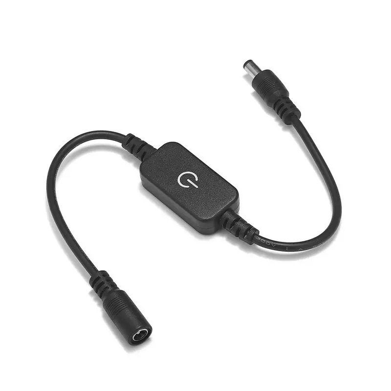 Черный ITouch светодиодный диммер DC12V-24 V 6A сенсорный выключатель Яркость размер можно регулировать для 5050 2835 5630 один Цвет Светодиодные ленты свет лампы - Цвет: Черный
