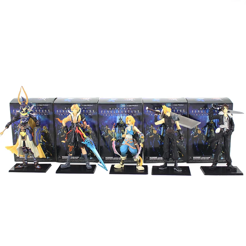 5 шт./компл. Final Fantasy Figure Toys персонаж FF Solid set 1 я коллекция экшн фигурок из ПВХ
