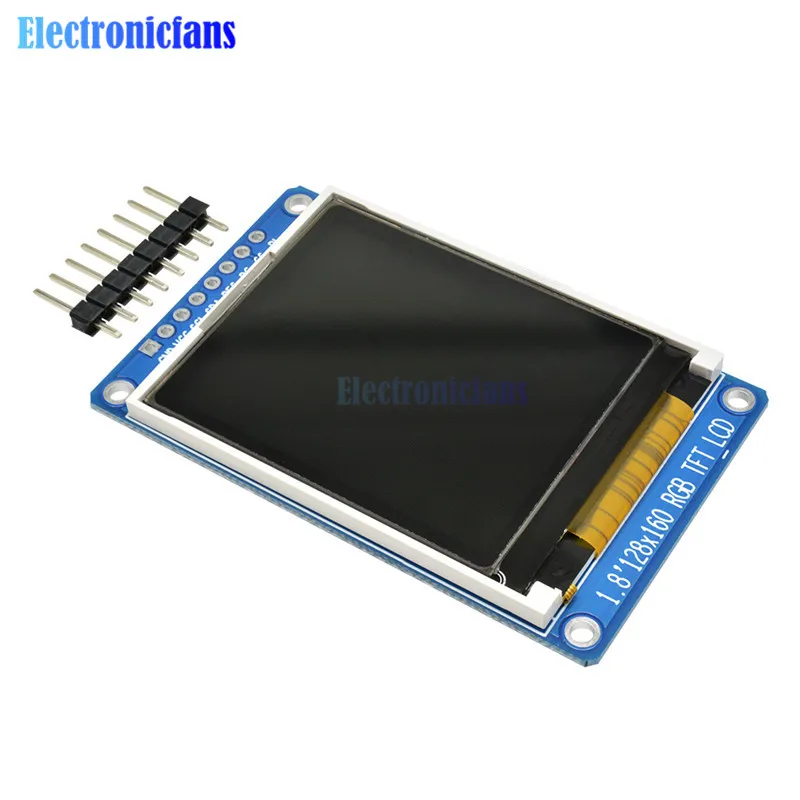 1," 1,8 дюймов 128x160 SPI полноцветный TFT ЖК-дисплей 128*160 модуль ST7735S 3,3 V Заменить OLED блок питания для Arduino DIY KIT