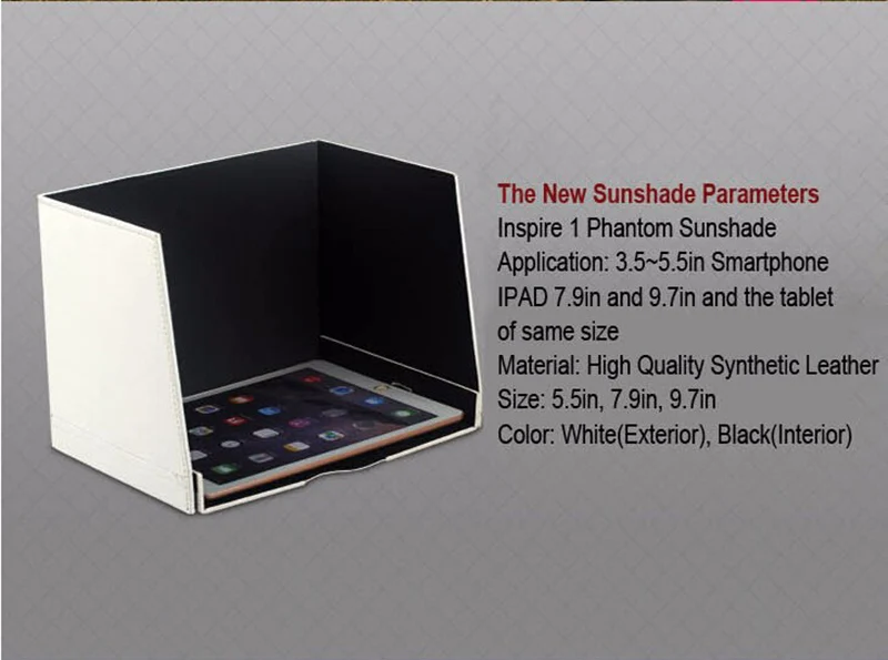 7.9 дюймов мини Планшеты складной Защита от солнца оттенок &quotЗащита капюшон 8&quot