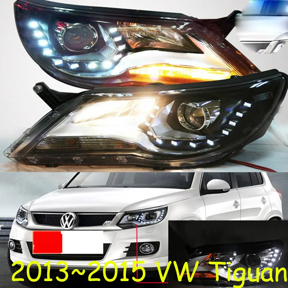 Налобный фонарь Tiguan 2009 ~ 2012y светодиодный ДХО автомобильные аксессуары ксенон