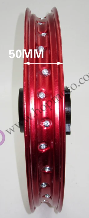 Red colour 14 Inch Rims 14'' 12mm or 15mm AXLE Front Rim for Dirt Bike Thumpstar Assassin Atomik Pit Pro |