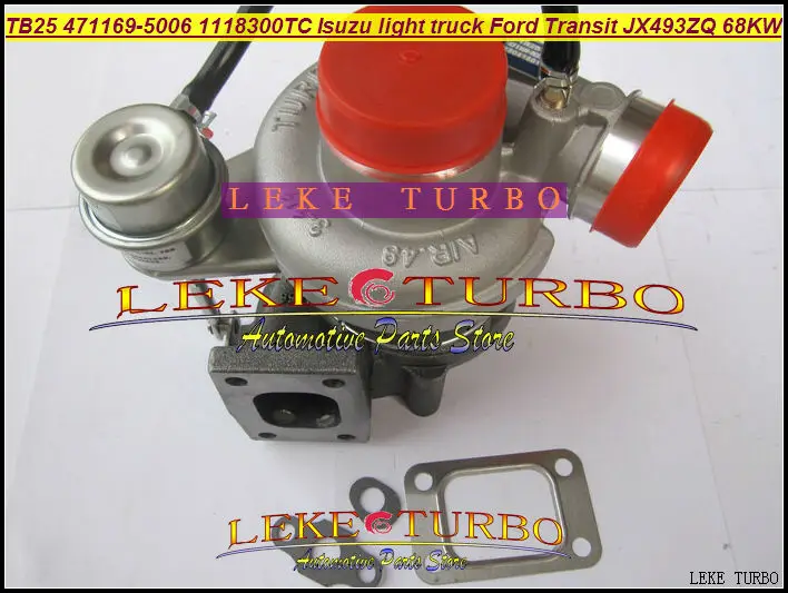 Турбокомпрессор TB25 471169 5006 0006 1118300TC для FORD JMC Transit ISUZU светильник truck JX493ZQ1 68KW|turbocharger