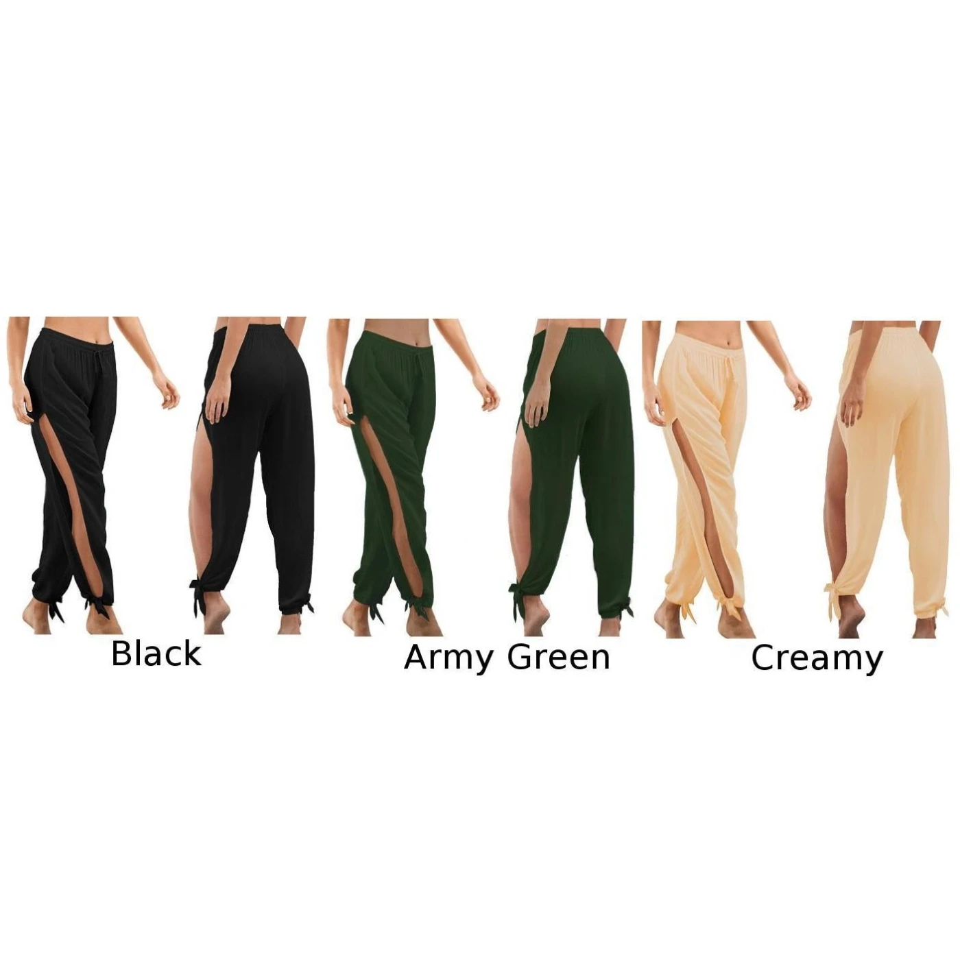 Женские брюки женские пляжные летние Boho одежда эластичная талия Свободные