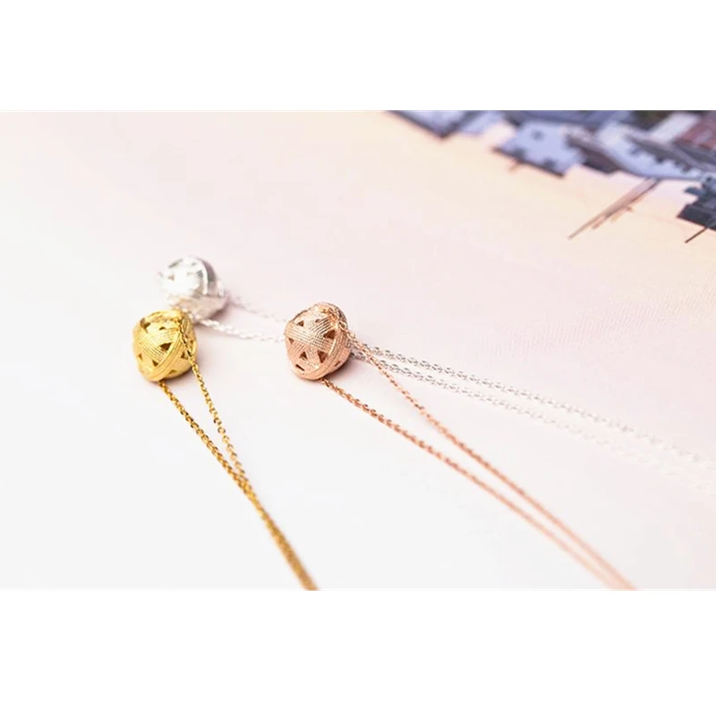 Женское ожерелье из серебра 2019 пробы 3 цвета|pendant jewelry|designer jewelryfashion jewelry |